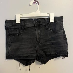 Black Hollister jean shorts